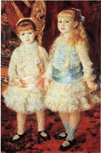 Pierre Renoir Rose et Bleue Norge oil painting art